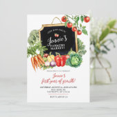 Boerenmarkt genderneutraal eerste verjaardag kaart (Staand voorkant)