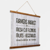 BOERENMARKT HANGEND WANDKLEED (Gebogen)