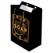 Boerenmarkt Honing Zeep Medium Cadeauzakje (Achterkant Gekanteld)
