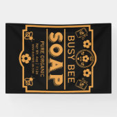 Boerenmarkt Honing Zeep Spandoek (Horizontaal)