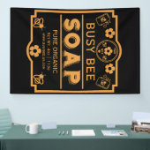 Boerenmarkt Honing Zeep Spandoek (Beurs)