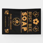Boerenmarkt Honing Zeep Spandoek (Horizontaal)