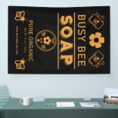 Boerenmarkt Honing Zeep Spandoek (Beurs)