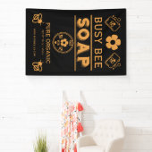 Boerenmarkt Honing Zeep Spandoek (Insitu)
