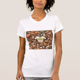 Boerenmarkt in de zomer/Herfst T-shirt