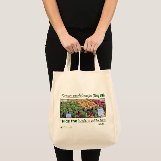 Boerenmarkt (Junk Food) Bag Tote Bag (Voorkant (product))