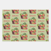 Boerenmarkt lokaal geteeld Baby shower cadeau Inpakpapier Vel (Voorkant)