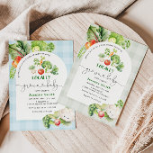 Boerenmarkt Lokaal geteeld baby shower Kaart