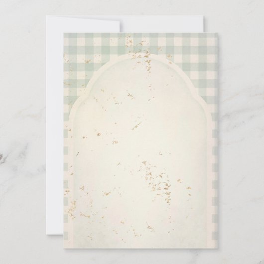 Boerenmarkt Lokaal geteeld baby shower Kaart (Achterkant)