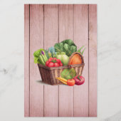 Boerenmarkt lokaal geteelde Baby shower wensen (Achterkant)