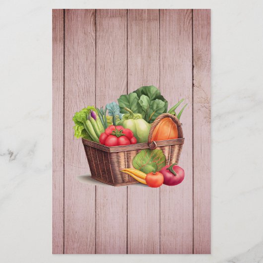 Boerenmarkt lokaal geteelde Baby shower wensen (Achterkant)