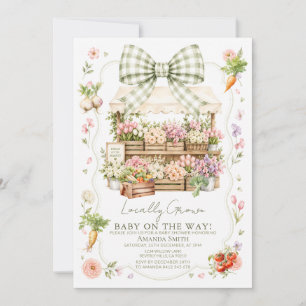 Boerenmarkt Lokale Baby Shower Tuin Kaart