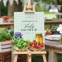 Boerenmarkt Lokale Kring Baby Shower Bord