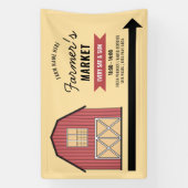 Boerenmarkt Moderne Boerderij Marketing Banner (Verticaal)