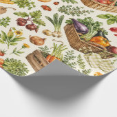 Boerenmarkt Moestuin Inpakpapier (Hoek)