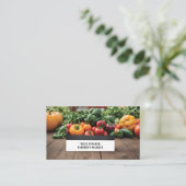 Boerenmarkt of CSA-foto Visitekaartje (Staand voorkant)