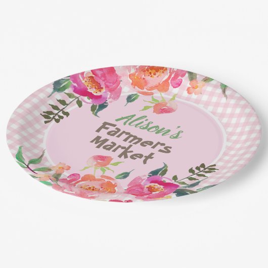 boerenmarkt papieren bordje (Gekanteld)