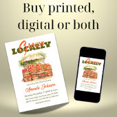 Boerenmarkt perzik lokaal geteeld Baby shower Kaart