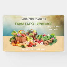 Boerenmarkt produce waterverf boerderij vers klein