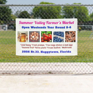 Boerenmarkt Productreclamebanner Spandoek