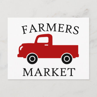 Boerenmarkt, Red Truck Briefkaart