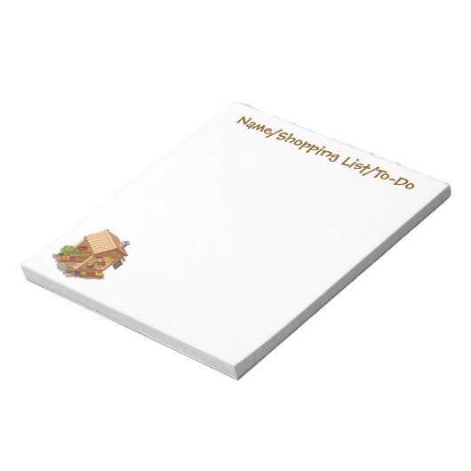 Boerenmarkt Stalletje Producten Notitieblok (Linkerzijde)