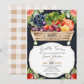 Boerenmarkt stand lokaal geteeld Baby shower Kaart (Voorkant / Achterkant)