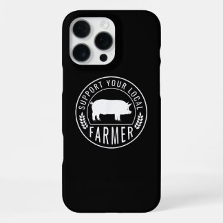 Boerenmarkt Steun uw lokale varkensboer Ranch iPhone 16 Pro Max Hoesje
