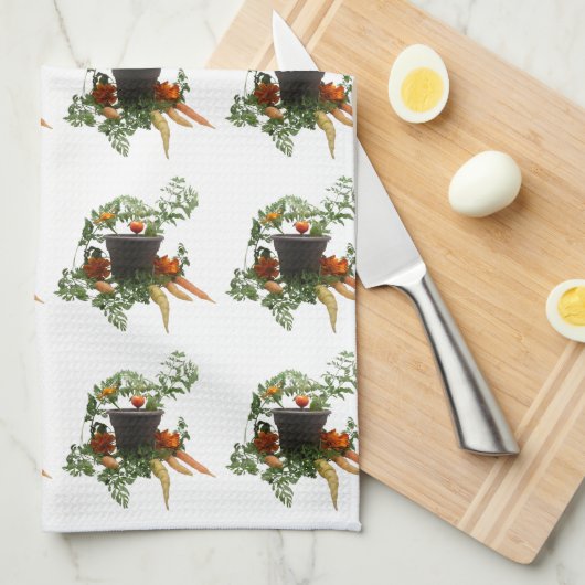 boerenmarkt theedoek (Quarter Fold)