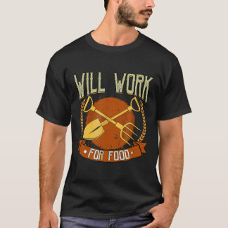 Boerenmarkt Tuin Kweek Fruit Groente Zal Werken Vo T-shirt