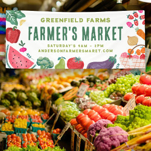 Boerenmarkt Uw Bedrijfsnaam Banner
