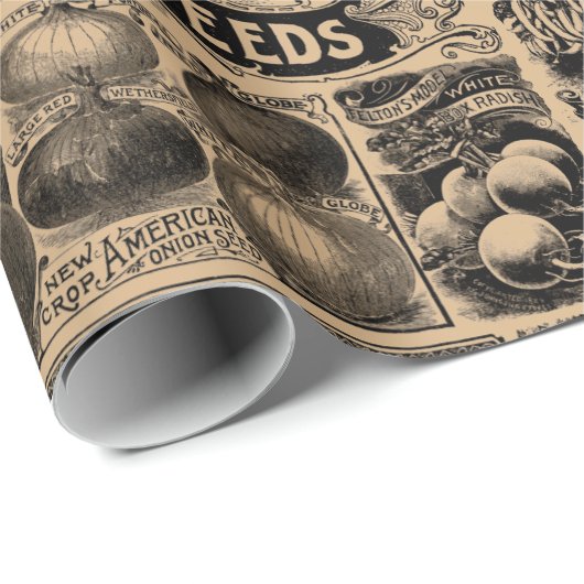 boerenmarkt Vegetable Garden Pattern Cadeaupapier (Rol Hoek)