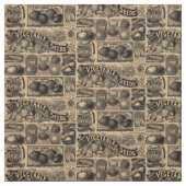  boerenmarkt Vegetable Garden Pattern Stof (Swatch)