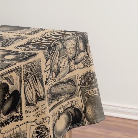  boerenmarkt Vegetable Garden Pattern Tafelkleed (Voorbeeld)