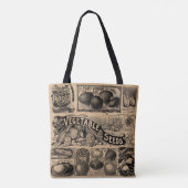  boerenmarkt Vegetable Garden Tote Bag (Achterkant)