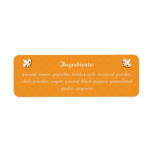 Boerenmarkt Verkoper Ingrediënten Label (Voorkant)