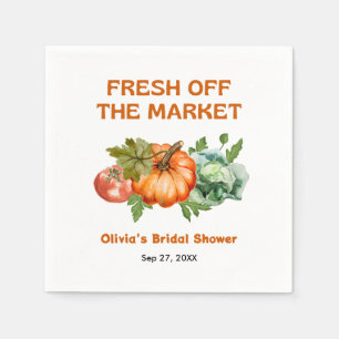 Boerenmarkt Vers Van De Markt Bruidsdouche  Servet