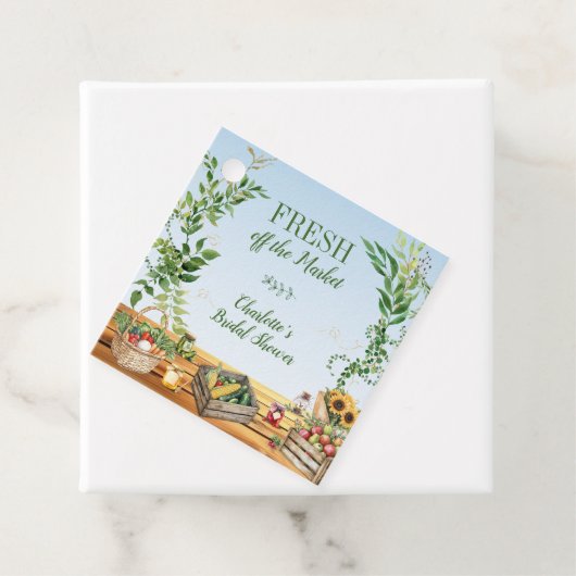 Boerenmarkt, Vers van de Markt Bruidsmeisjesborrel Bedankjes Labels (In situ)
