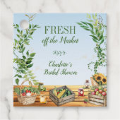 Boerenmarkt, Vers van de Markt Bruidsmeisjesborrel Bedankjes Labels (Voorkant)