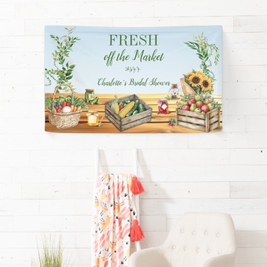 Boerenmarkt, Vers van de Markt Bruidsmeisjesfeest Spandoek (Insitu)