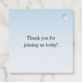 Boerenmarkt, Vers van de Markt Bruiloft Feest Bedankjes Labels (Achterkant)