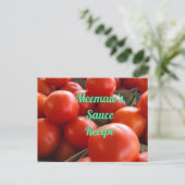 boerenmarkt voor tomaten briefkaart (Staand voorkant)