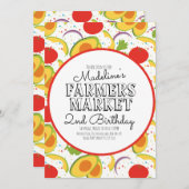 Boerenmarkt Wortels Groenten Patroon Kaart (Voorkant / Achterkant)