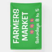 boerenmarktbanner spandoek (Verticaal)