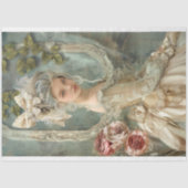  boerenmeisje, Mary Antoinette tijdperk Tissuepapier (Voorkant)