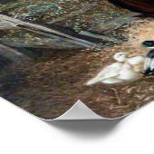 Boerenscène met paarden poster (Hoek)