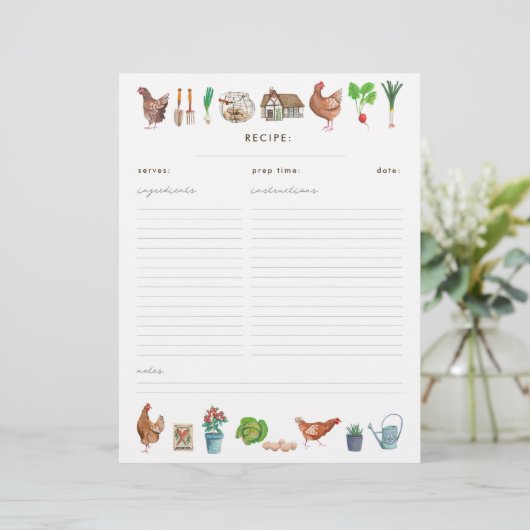 Boerenschappen Kip Recept bind-insteekhoes (Staand voorkant)