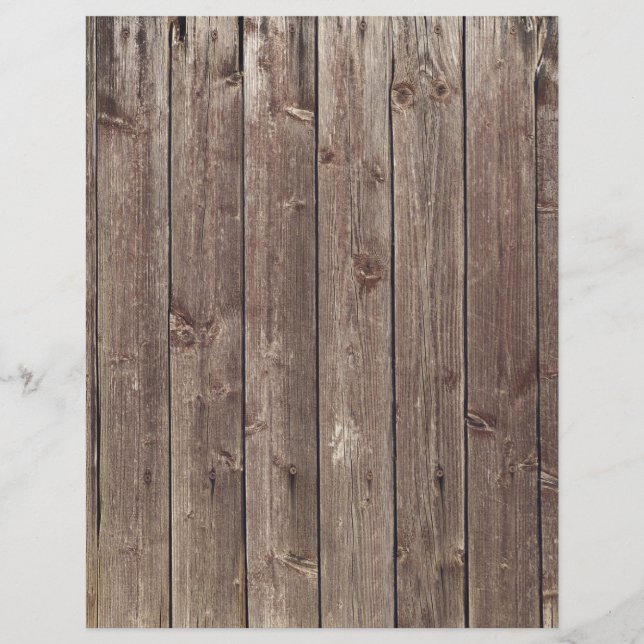 Boerenschuur Hout Verweerd Hout Ambachtspapier (Voorkant)