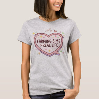 Boerensimulatiespellen Groter Dan Echt Leven Conso T-shirt