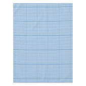 Boerenstijl blauw en wit gingham  tafelkleed (Voorkant)